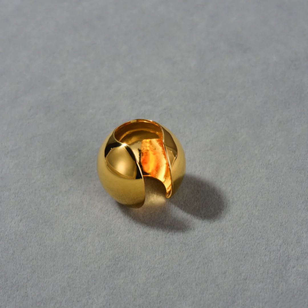 Perry Gold Sphere Ear Cuff