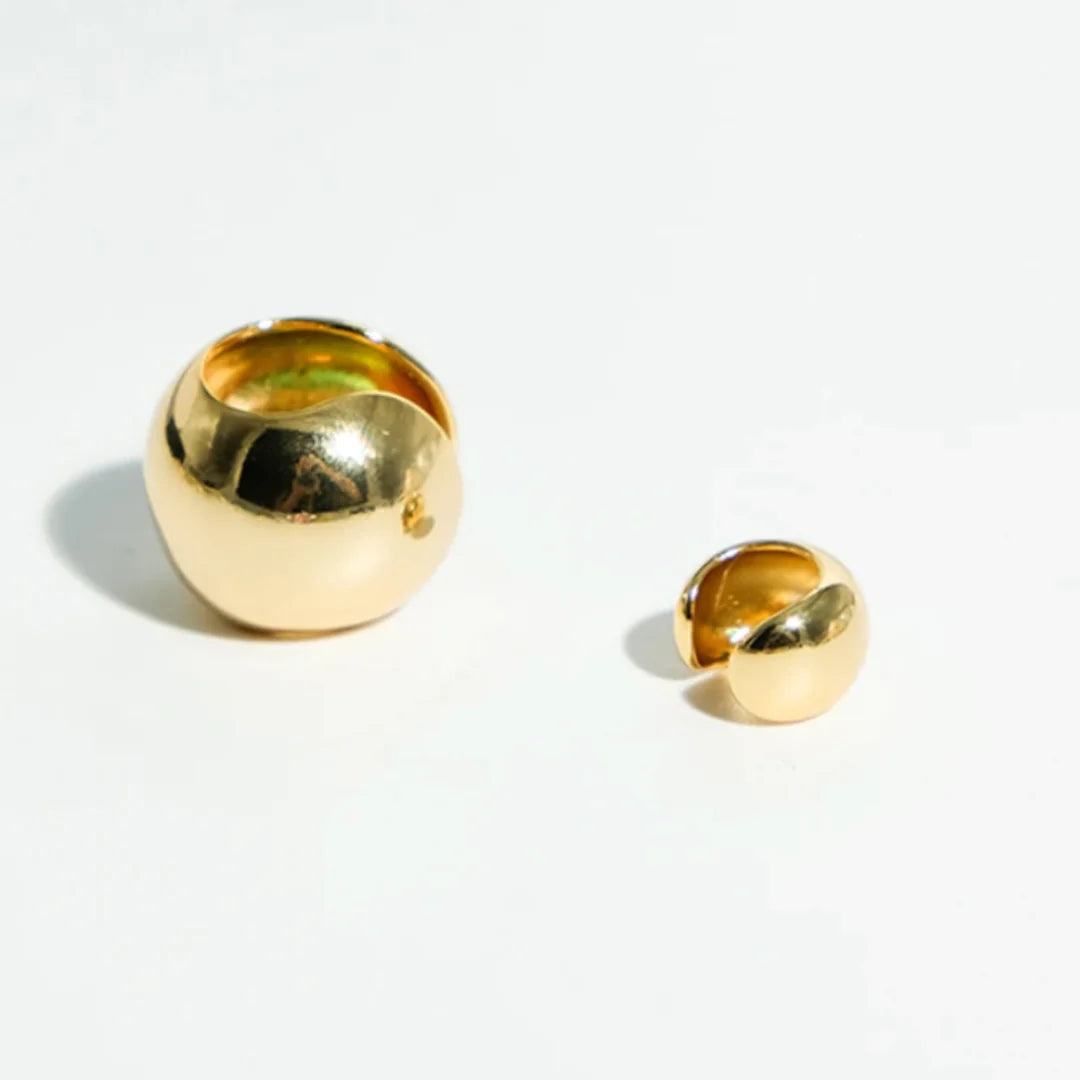 Perry Gold Sphere Ear Cuff
